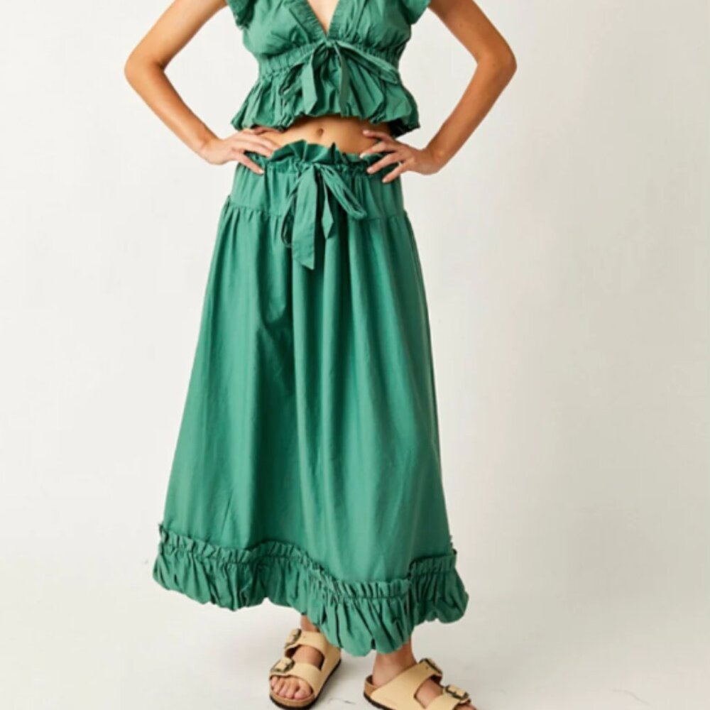 Free People Favorite Part Midi Skirt Size XS